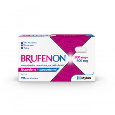 Brufenon 200 mg / 500 mg – 20 Comprimidos