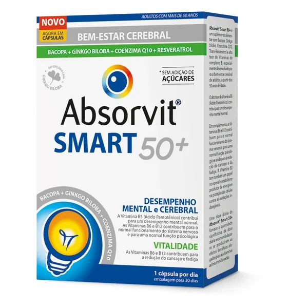 ABSORVIT SMART 50+ CÁPSULAS X30