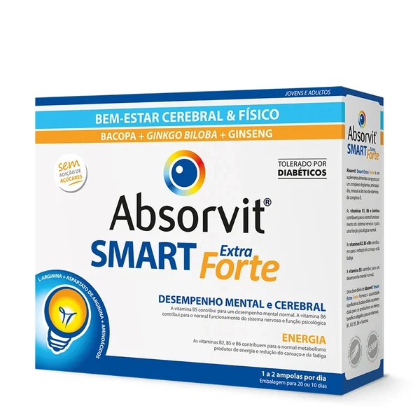 ABSORVIT SMART EXTRA FORTE 30 AMPOLAS 10ML