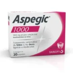 Aspegic 1000, 1800 mg x 20 Pó Solução Oral Saquetas