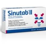 Sinutab II 500/30 mg x 20 Comprimidos – Alívio da Congestão e Sintomas de Gripe