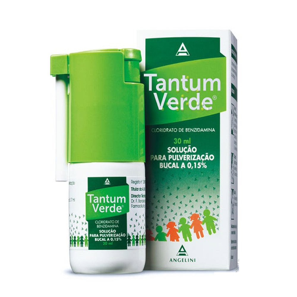 Tantum Verde Frasco Nebulizador Solução pulverizadora bucal 30ml