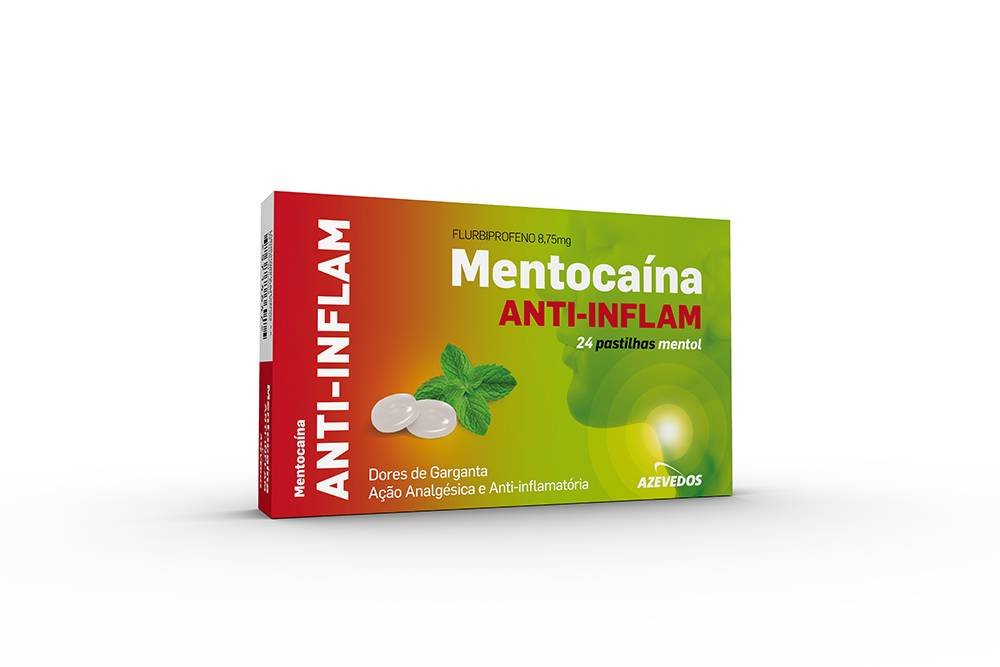 Mentocaína Anti-Inflam, 8,75 mg x 24 pst