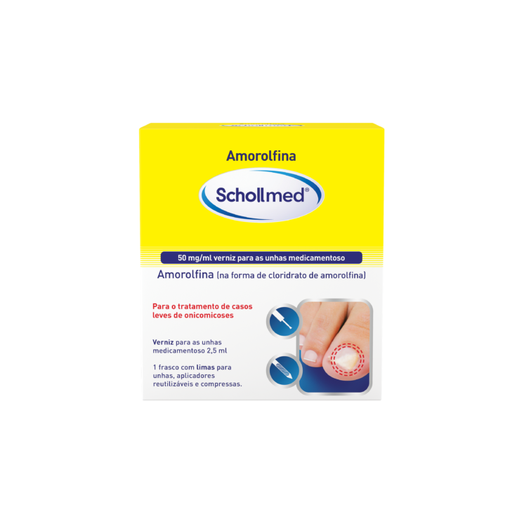 Amorolfina Schollmed 50mg/ml 2.5ml Verniz