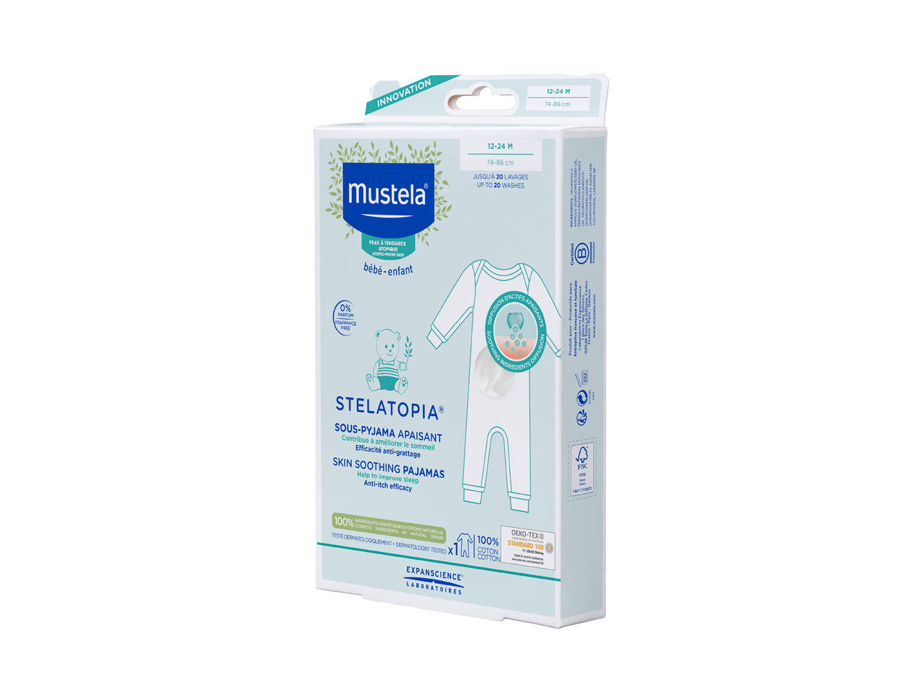Stelatopia® Pijama Calmante Cutâneo (12-24M)