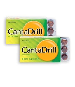 Cantadrill para Rouquidão x24 pastilhas sem açúcar