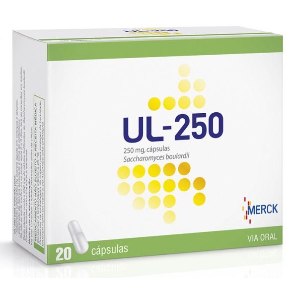UL-250(Saccharomyces boulardii) Cápsulas Tratamento da Diarreia