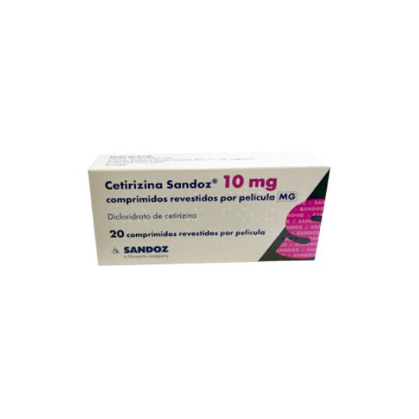 Cetirizina Sandoz MG, 10 mg x 20 comp rev