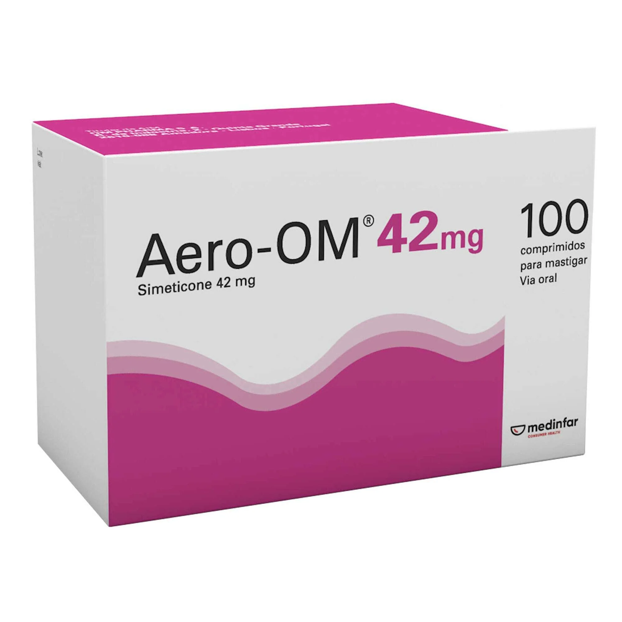 Aero-OM 42mg - 100 Comprimidos Mastigáveis