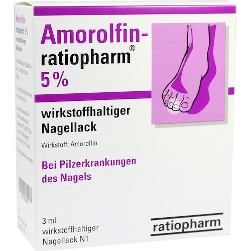Amorolfina ratiopharm verniz 5 mL