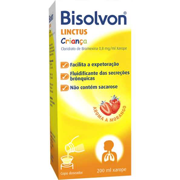 Bisolvon Linctus Criança 200 mL