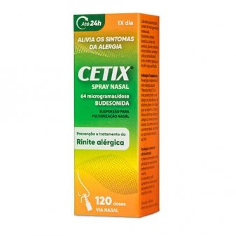 Cetix Spray Nasal , 64 µg/dose Frasco 120 dose Susp pulv nasal