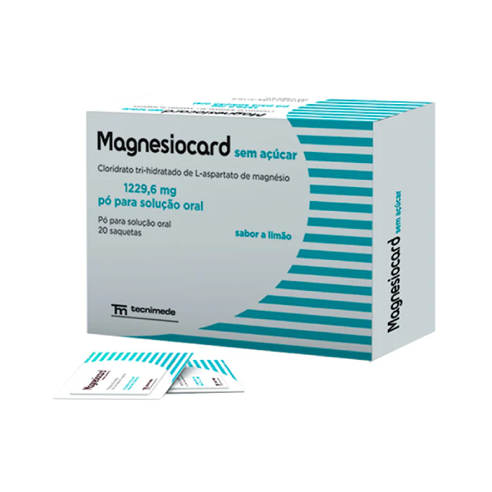 MAGNESIOCARD SEM AÇUCAR 20 SAQ