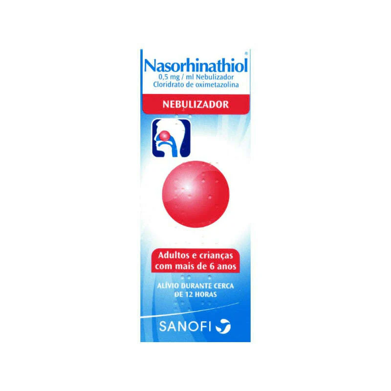 Nasorhinathiol(Cloridrato de oximetazolina) 0,5 Mg/ml 15ml pulverização nasal